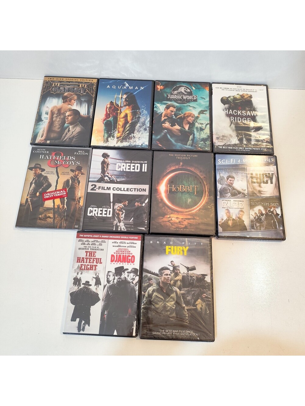 Lot of 10 Movies,Action,Drama, Fantasy DVD Brand New Sealed